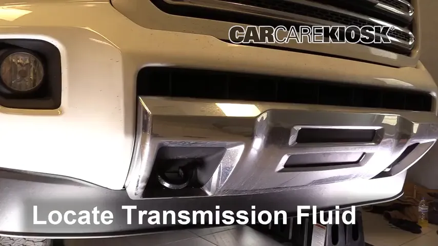 2017 GMC Canyon SLE 2.8L 4 Cyl. Turbo Diesel Crew Cab Pickup Líquido de transmisión Controlar nivel de líquido
